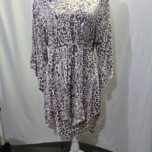 Womens GUC Plus Torrid Leopard Print Dress Size 1
